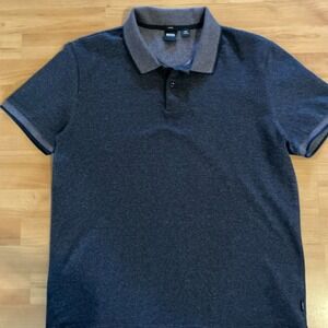 Hugo Boss Phillipson 164 Polo Shirt XXL navy purple‎ Slim Fit 100% Cotton